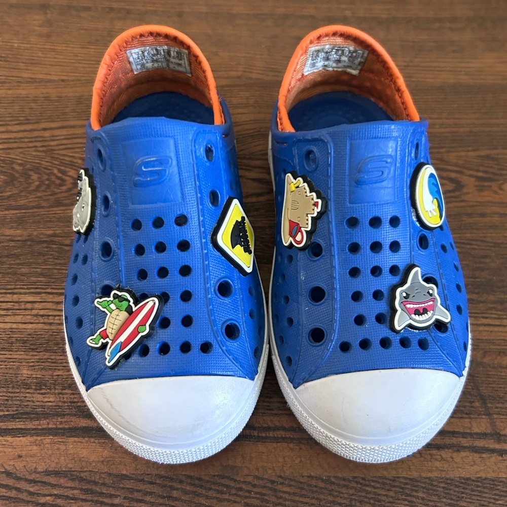 Skechers Kids Blue and Orange Water Shoes